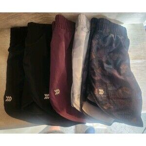 Kids Girls All In Motion Lined Athletic Activewear Shorts Lot of 5 Pairs M 7/8
